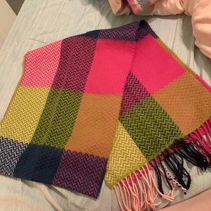 Plaid Colored Scarf